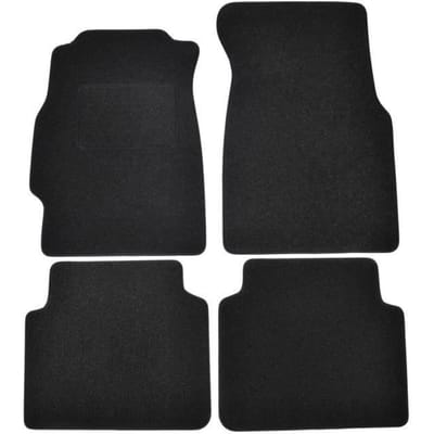 Tapis de sol - Honda - Civic 1997-2001 - Velours noir - 4 pièces - Antidérapant et imperméable