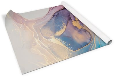 Tulup Meubelfolie - Veelkleurig Decoratieve Folie - 100 x 50 cm - Gekleurd marmer Plakfolie Meubels - Marmer- en steeneffect Meubelvernieuwing Zonder Schilderen - Folie Voor Meubels