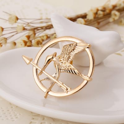 1 stuks Creatieve & Veelzijdige Vintage Spotlijster Metalen Badge Retro Broche Pin Voor Rugzak, Kleding En Accessoires