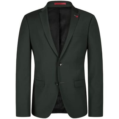 Roy Robson Colbert Uni Wool Blend  Donker Groen / male