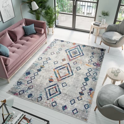 Tapiso Denver Vloerkleed Woonkamer Laagpolig Tapijt Maat- 80x150