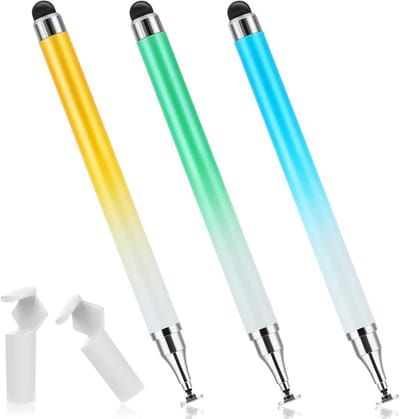 Dual-end Touch Screen Stylus Pen - Hooggevoelige Silicone Gel Stylus voor Smartphone en Tablet, Universele 2-in-1 Stylus voor Alle Touchscreen Apparaten