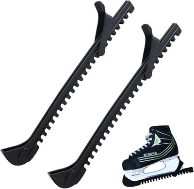 Schaatsbladen Beschermers - Schaats Covers - Schaatsen Beschermen - Verstelbaar Ontwerp - 345 cm - Zwart