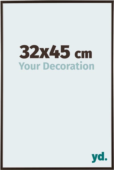 Your Decoration - Fotolijst 32x45 cm - Kunststof - Antraciet - Evry