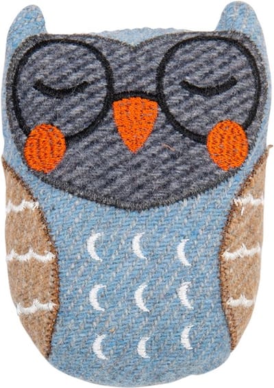 Jack and Vanilla Hondenknuffel - Honden speelgoed wol - Honden knuffel uil - Uil met piep