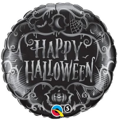 Qualatex - Folieballon Happy Halloween 45 cm - Halloween - Halloween Decoratie - Halloween Versiering - Halloween Ballonnen