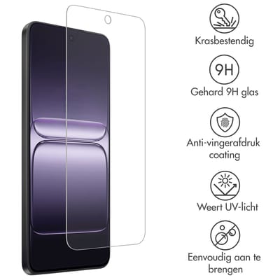 Accezz Screen Protector - Geschikt voor OnePlus Nord CE5 - Gehard Glas Screenprotector