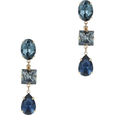 OTAZU Blue Crystal Earrings Size: OS | Earrings Outlet | Dames | Blauw