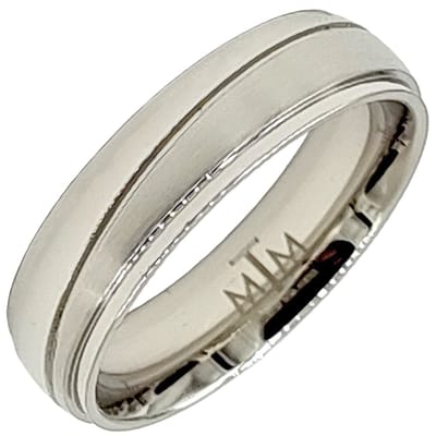 Tesoro Mio Michel – Verlovingsring / Trouwring Man - Edelstaal – 22 mm / Maat 69
