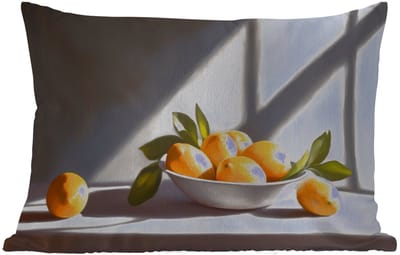 Buitenkussens - Tuin - Citroenen - Stilleven - Geel - 50x30 cm