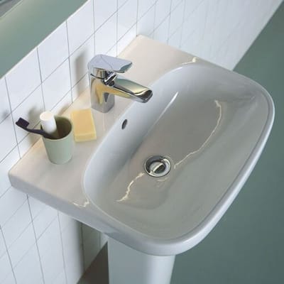 Ideal Standard life A washbasin 50 cm, 1 tap hole, with overflow T451301