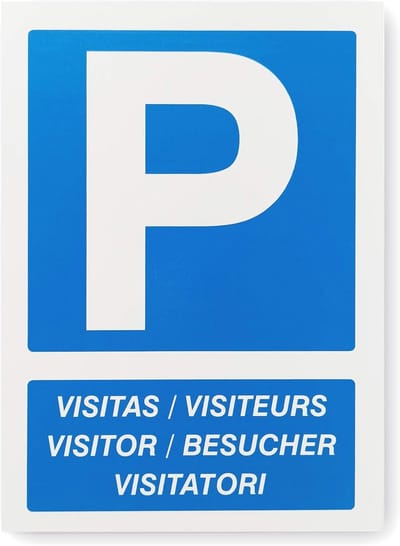 Aluminium Composiet Parkeerplaatbord voor Buitenparkeren