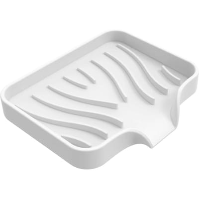 1 Stuks Siliconen Aflopende Zeepbakje Keuken Badkamer Antislip Spoelbak Schaal Creatief Afwas Tafel Zeepbakje Zonder Boren Zeeprekje