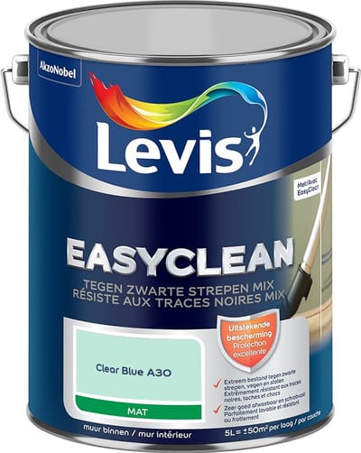 Levis - Easyclean Tegen Zwarte Strepen Mix - Clear Blue A30 - Mengverf - 5 L