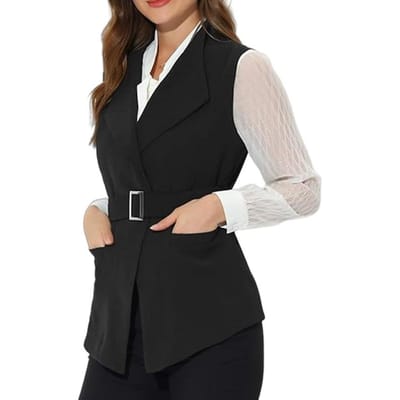 Herfst en Lente Dames Vest Taille Serie Japanse en Koreaanse Casual Jas 2XL white