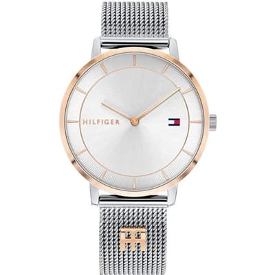 Tommy Hilfiger 1782288 Dames RVS Analoog Horloge zilver