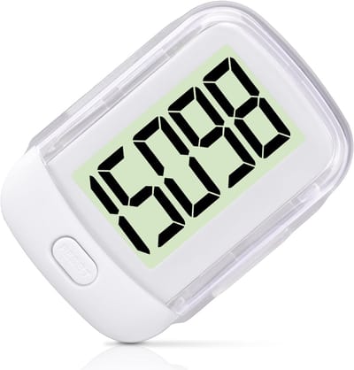 Stappenteller Clip - Activiteit Tracker - Dagelijkse Beweging - 3D Sensor Technologie - 55 Millimeter - Wit