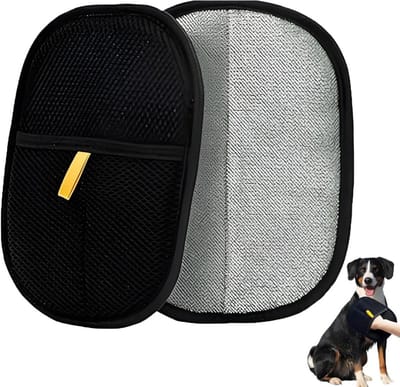 2 Stuks Herbruikbare Huisdier Haarverwijderaar Handschoenen voor Honden en Katten