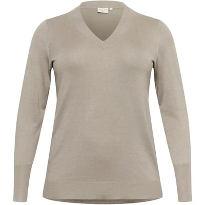 V-hals trui dames KAFFE Curve Clizzy