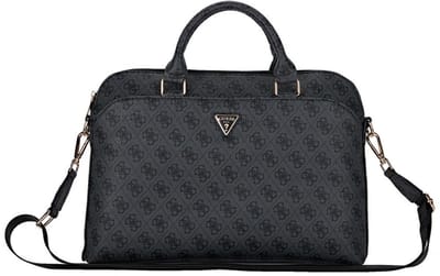 Guess PU 4G Triangle Logo Laptoptas voor 13/14/15 inch - Grijs