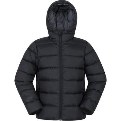 Mountain Warehouse Kinder Stratus Opvouwbare Jas (Zwart)
