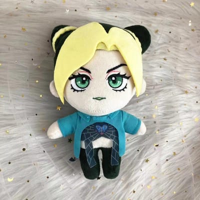 Anime Jolyne Cujoh Pluche Pop Speelgoed 20cm Jojos Bizarre Avontuur Stone Ocean Schattig Zacht Knuffelkussen Kinderen Cadeau