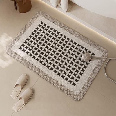 Badkamer Tapijt Toilet Badkamer Mat Antislip Sterk Absorberend Toiletdeur Toilet Diatomeeënaarde Sneldrogende Mat 45 * 70CM