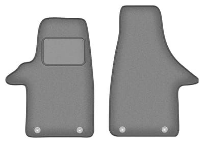 Wielganizator WLG-CARLUX-GRAFIET Serie - Autovloermatten - Voor - VW Transporter T5 - Grafiet