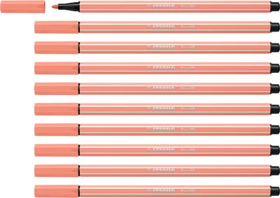 STABILO Pen 68 - premium Viltstift - Apricot - Doos 10 stuks