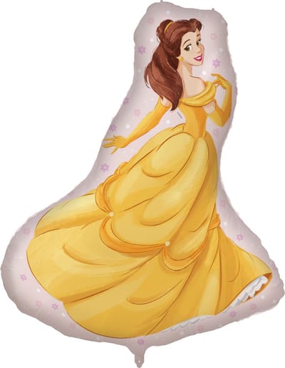 Folieballon - Prinses Gele Jurk - 97 cm - Helium- en Luchtvulling