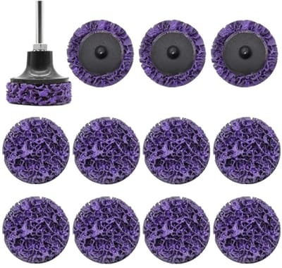 Dailygoods- Slijpschijven 12 Stuks - Slijpschijven 50 mm - Grove Slijpschijf - Schuurmachine - Roestverwijdering - Slijtvast en Waterbestendig - Schuurpads