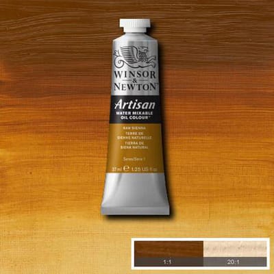 Waterverdunbare olieverf 37ml - Ruwe Sienna