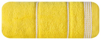 Badhanddoek Katoen 50x90cm Geel 500 GSM