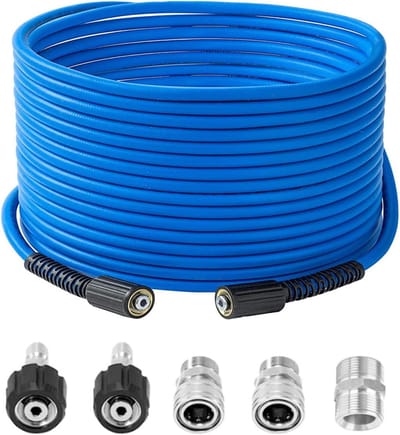 Hogedrukslang 15 m - M22 3600 PSI - Duurzaam PVC - Ideaal voor hogedrukreinigers - SnelShoppen