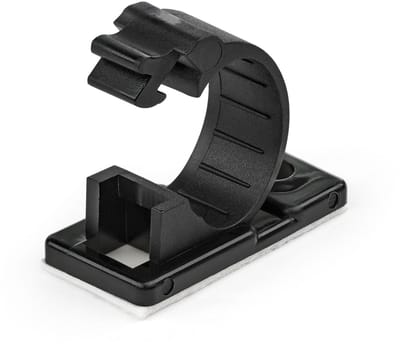 StarTech 100 stuks of Self-Adhesive kabel Clamp - Medium