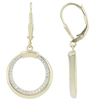 AKZENT Akzent Dames oorbellen "Aylin" van 925 Sterlingzilver, gerhodineerd, duurzaam
