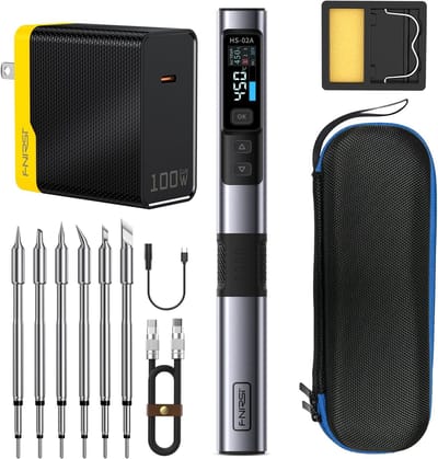 Draagbare Soldeerbout - Digitale Pen Tool - Precisie Reparatie - Snel Verwarmend 100W - 7 Inch Lengte