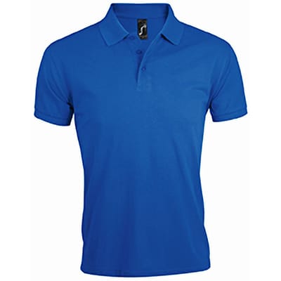 SOLS Heren Prime Pique Poloshirt met korte mouwen (Koningsblauw)