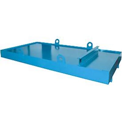 Containerbak CW 3, staal, voor afzetcontainer tot 10 m³, neigingshoek 5°, 3300 x 2030 x 560, RAL5012