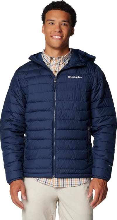 Columbia Powder Lite™ II Hooded Jacket Men's Outdoorjas - Collegiate Navy - Maat M