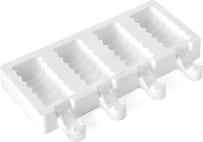DW4Trading Siliconen IJsmaker Mal Twister Wit - IJsjesvorm Voor IJs Pops - Bakvorm - DIY