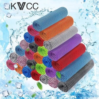 Ice towel-koelhanddoek koelsjaal-Verpakking van 30 verkoelende handdoeken voor nek en gezicht - dik, ademend en geschikt voor kamperen, sporten, fitness en yoga - tien kleuren - 30x80 cm