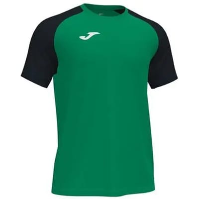 Joma Academy IV Shirt Korte Mouw Kinderen - Groen / Zwart | Maat: 96-104
