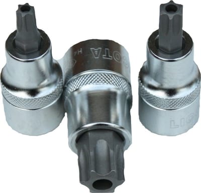 Professionele 1/2" zeskant Dop T20 - Duurzaam CrV (S2) Staal, Kort met Kopgat voor Optimale Grip, Precisie en Efficiënte Schroefwerkzaamheden op Moeilijk Bereikbare Plaatsen