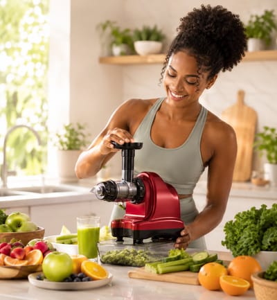 BioChef Axis Cold Press Juicer Slowjuicer 150W – BPA Vrij – Inclusief Pasta Opzetstukken