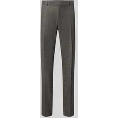 Regular fit pantalon van wolmix model 'Leon'