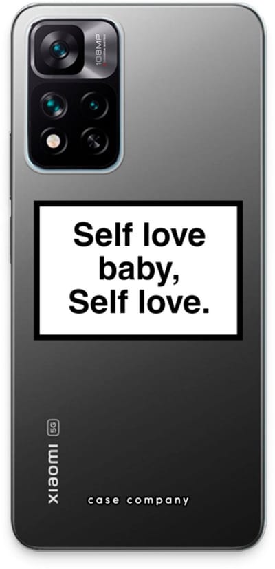 Case Company® - Hoesje geschikt voor Xiaomi 11i hoesje - Self love - Soft Cover Telefoonhoesje - Bescherming aan alle Kanten en Schermrand