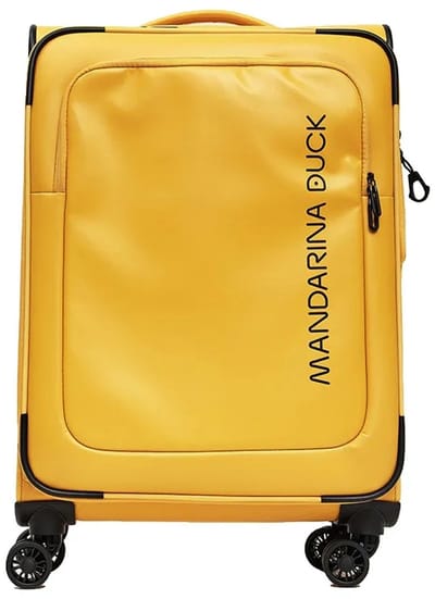 MANDARINA DUCK Eco Coated Exp Trolley Duck Yellow Donkergeel 67cm