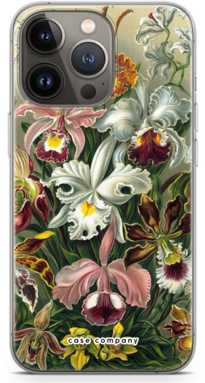 Case Company® - Hoesje geschikt voor iPhone 13 Pro hoesje - Haeckel Orchidae - Soft Cover Telefoonhoesje - Bescherming aan alle Kanten en Schermrand
