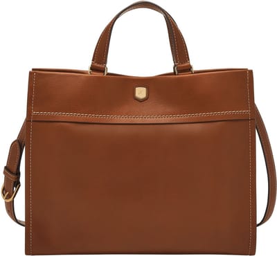 FOSSIL Shopper Schoudertas Gemma Tote Bag Brown Bruine